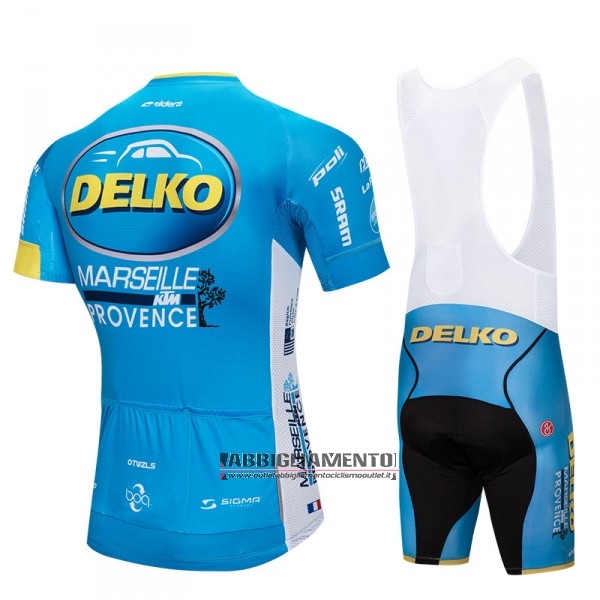 Abbigliamento Delko-Marseille Provence KTM 2018 Manica Corta e Pantaloncino Con Bretelle - Clicca l'immagine per chiudere